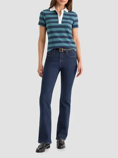 GOOD AMERICAN Women's Good Low Rise Boot-Cut Jeans - Indigo | Thumbnail 2 GOOD AMERICAN Women's Good Low Rise Boot-Cut Jeans - Indigo | Thumbnail 2