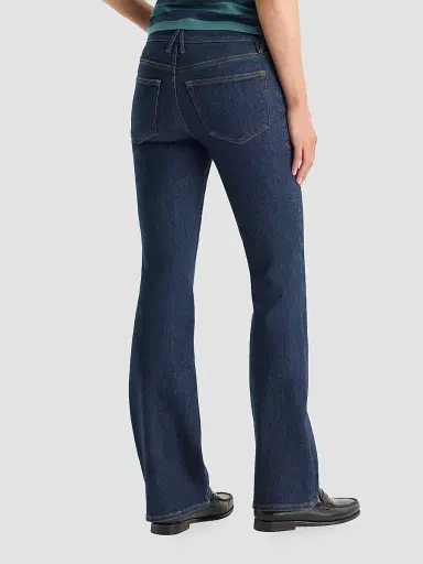 GOOD AMERICAN Women's Good Low Rise Boot-Cut Jeans - Indigo | Thumbnail 3 GOOD AMERICAN Women's Good Low Rise Boot-Cut Jeans - Indigo | Thumbnail 3
