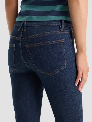GOOD AMERICAN Women's Good Low Rise Boot-Cut Jeans - Indigo | Thumbnail 5 GOOD AMERICAN Women's Good Low Rise Boot-Cut Jeans - Indigo | Thumbnail 5
