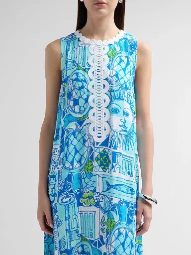 Lilly Pulitzer Women's Iris Harlillyquin Maxi Dress - Mint Condition Oversized | Thumbnail 5 Lilly Pulitzer Women's Iris Harlillyquin Maxi Dress - Mint Condition Oversized | Thumbnail 5