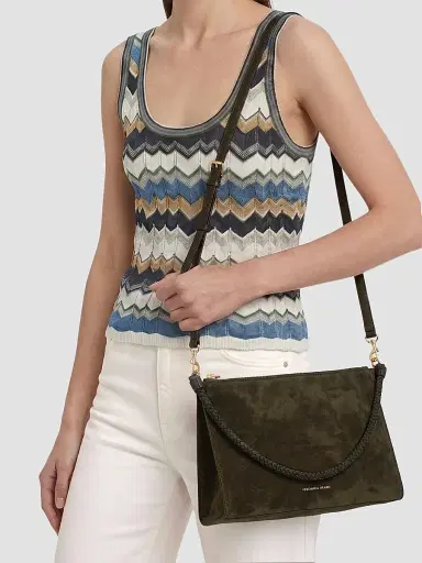 Veronica Beard Women's Vida Small Suede Bag | Thumbnail 2 Veronica Beard Women's Vida Small Suede Bag | Thumbnail 2