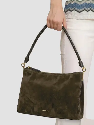 Veronica Beard Women's Vida Small Suede Bag | Thumbnail 3 Veronica Beard Women's Vida Small Suede Bag | Thumbnail 3