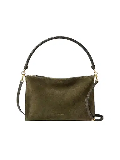 Veronica Beard Women's Vida Small Suede Bag | Thumbnail 1 Veronica Beard Women's Vida Small Suede Bag | Thumbnail 1