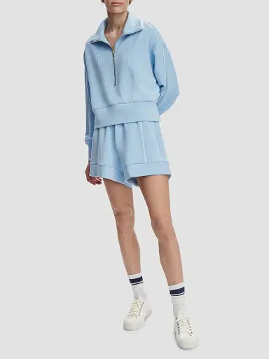 Varley Women's Davenport Half-Zip Jacket - Airy Blue | Thumbnail 2 Varley Women's Davenport Half-Zip Jacket - Airy Blue | Thumbnail 2