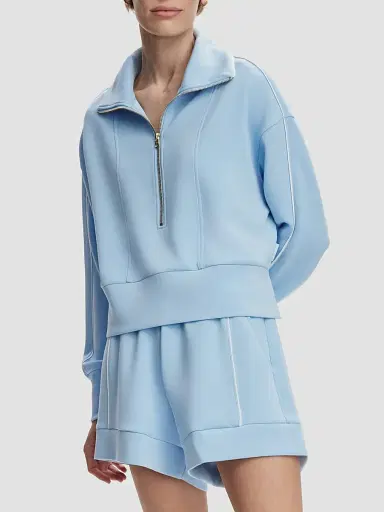 Varley Women's Davenport Half-Zip Jacket - Airy Blue | Thumbnail 3 Varley Women's Davenport Half-Zip Jacket - Airy Blue | Thumbnail 3