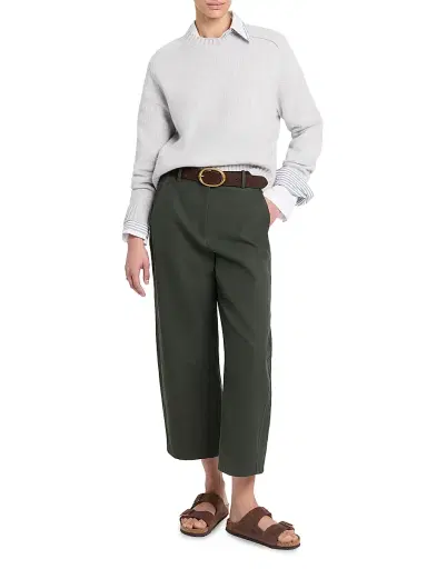 TWP Women's New Jill Cashmere Sweater - Pumice - Size XL | Thumbnail 2 TWP Women's New Jill Cashmere Sweater - Pumice - Size XL | Thumbnail 2