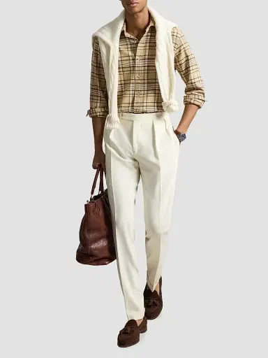 Polo Ralph Lauren Men's Classic-Fit Plaid Flannel Shirt - Brown Multi | Thumbnail 2 Polo Ralph Lauren Men's Classic-Fit Plaid Flannel Shirt - Brown Multi | Thumbnail 2
