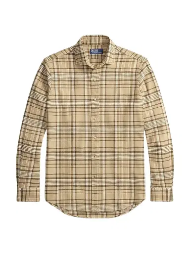 Polo Ralph Lauren Men's Classic-Fit Plaid Flannel Shirt - Brown Multi | Thumbnail 1 Polo Ralph Lauren Men's Classic-Fit Plaid Flannel Shirt - Brown Multi | Thumbnail 1