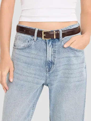 GOOD AMERICAN Women's Good 90's Mid-Rise Relaxed Jeans - Indigo | Thumbnail 4 GOOD AMERICAN Women's Good 90's Mid-Rise Relaxed Jeans - Indigo | Thumbnail 4