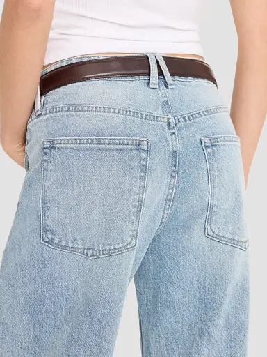 GOOD AMERICAN Women's Good 90's Mid-Rise Relaxed Jeans - Indigo | Thumbnail 5 GOOD AMERICAN Women's Good 90's Mid-Rise Relaxed Jeans - Indigo | Thumbnail 5