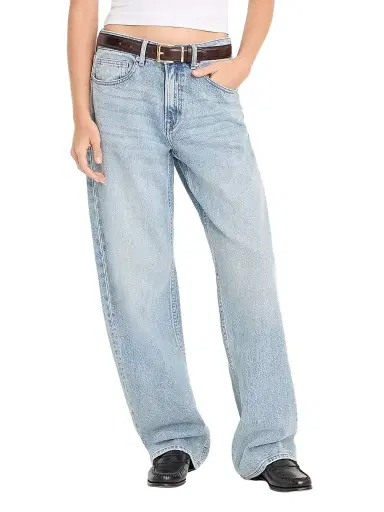 GOOD AMERICAN Women's Good 90's Mid-Rise Relaxed Jeans - Indigo | Thumbnail 1 GOOD AMERICAN Women's Good 90's Mid-Rise Relaxed Jeans - Indigo | Thumbnail 1