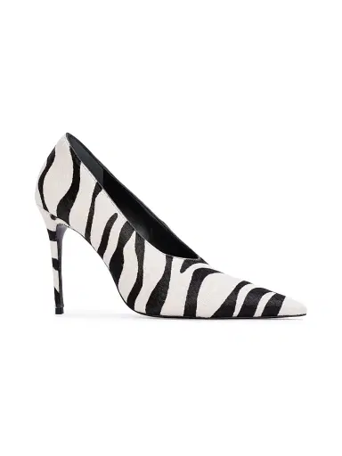 Black Suede Studio Women's Jona 100MM Zebra Pony Hair Pumps - Zebra Pony Hair - Size 9.5 | Thumbnail 2 Black Suede Studio Women's Jona 100MM Zebra Pony Hair Pumps - Zebra Pony Hair - Size 9.5 | Thumbnail 2