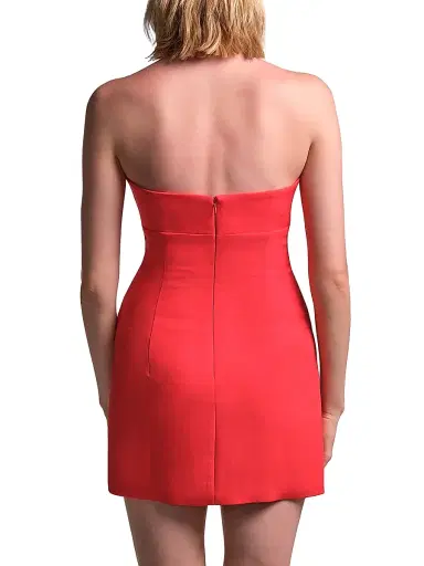 BCBGMAXAZRIA Women's Ramone Strapless Minidress - Flame - Size 14 | Thumbnail 4 BCBGMAXAZRIA Women's Ramone Strapless Minidress - Flame - Size 14 | Thumbnail 4