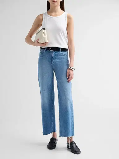 Le Jean Women's Petite Column High-Rise Jeans - Blue Crush - Size 31 | Thumbnail 2 Le Jean Women's Petite Column High-Rise Jeans - Blue Crush - Size 31 | Thumbnail 2