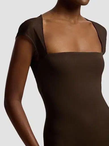 Ralph Lauren Collection Women's Waverly Matte Jersey Body-Con Gown - Sycamore - Size 8 | Thumbnail 6 Ralph Lauren Collection Women's Waverly Matte Jersey Body-Con Gown - Sycamore - Size 8 | Thumbnail 6