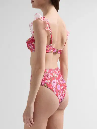PatBo Women's Peony Print Balconette Bikini Top - Red - Size XS | Thumbnail 3 PatBo Women's Peony Print Balconette Bikini Top - Red - Size XS | Thumbnail 3