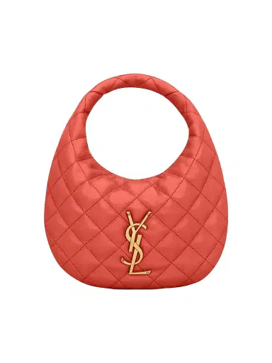 Saint Laurent Women's Icarino Top Handle Bag in Quilted Nappa - Celosia | Thumbnail 1 Saint Laurent Women's Icarino Top Handle Bag in Quilted Nappa - Celosia | Thumbnail 1
