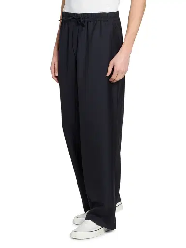 OFFICINE GÉNÉRALE Men's Nilson Twill Drawstring Pants | Thumbnail 4 OFFICINE GÉNÉRALE Men's Nilson Twill Drawstring Pants | Thumbnail 4