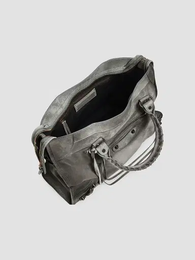 Balenciaga Women's Le City Medium Top Handle Bag - Storm Grey | Thumbnail 4 Balenciaga Women's Le City Medium Top Handle Bag - Storm Grey | Thumbnail 4