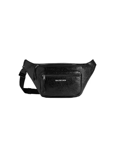 Balenciaga Men's Explorer Beltpack - Black | Thumbnail 1 Balenciaga Men's Explorer Beltpack - Black | Thumbnail 1