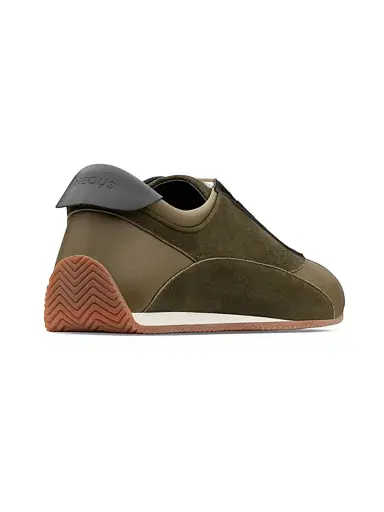 NEOUS Women's Berenices Low-Top Suede & Leather Sneakers - Olive Black - Size 10 | Thumbnail 2 NEOUS Women's Berenices Low-Top Suede & Leather Sneakers - Olive Black - Size 10 | Thumbnail 2