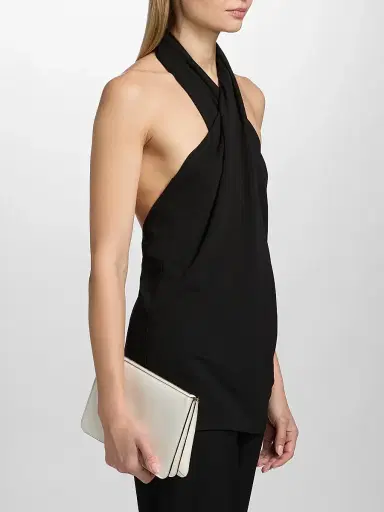 TOTEME Women's Twisted Jersey Halter Top - Black - Size XL | Thumbnail 4 TOTEME Women's Twisted Jersey Halter Top - Black - Size XL | Thumbnail 4