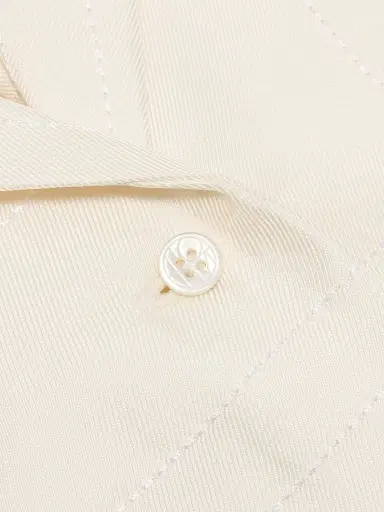 Toteme Women's Monogram Silk Pajama Top - Cream | Thumbnail 7 Toteme Women's Monogram Silk Pajama Top - Cream | Thumbnail 7