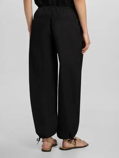 TOTEME Women's Drawstring Cotton Trousers | Thumbnail 5 TOTEME Women's Drawstring Cotton Trousers | Thumbnail 5