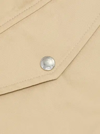 Toteme Women's Oversized Cotton Trench Coat - Beige | Thumbnail 7 Toteme Women's Oversized Cotton Trench Coat - Beige | Thumbnail 7