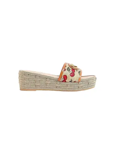Valentino Garavani Women's VLogo Signature 60MM Flatform Sandals in Jacquard Raffia | Thumbnail 1 Valentino Garavani Women's VLogo Signature 60MM Flatform Sandals in Jacquard Raffia | Thumbnail 1
