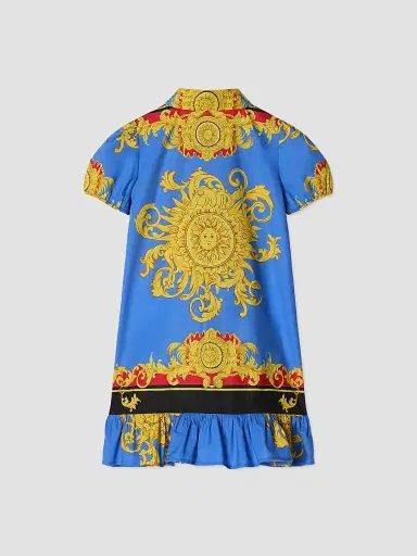 Versace Girl's Baby Girl's, Little Girl's & Girl's The Sun Poplin Shirtdress | Thumbnail 2 Versace Girl's Baby Girl's, Little Girl's & Girl's The Sun Poplin Shirtdress | Thumbnail 2
