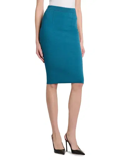 Tom Ford Women's Stretch Knit Knee-Length Skirt | Thumbnail 4 Tom Ford Women's Stretch Knit Knee-Length Skirt | Thumbnail 4