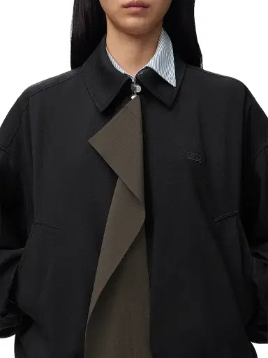 LOEWE Women's Asymmetric Panel Jacket - Black | Thumbnail 5 LOEWE Women's Asymmetric Panel Jacket - Black | Thumbnail 5