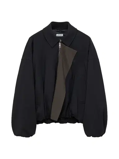 LOEWE Women's Asymmetric Panel Jacket - Black | Thumbnail 1 LOEWE Women's Asymmetric Panel Jacket - Black | Thumbnail 1