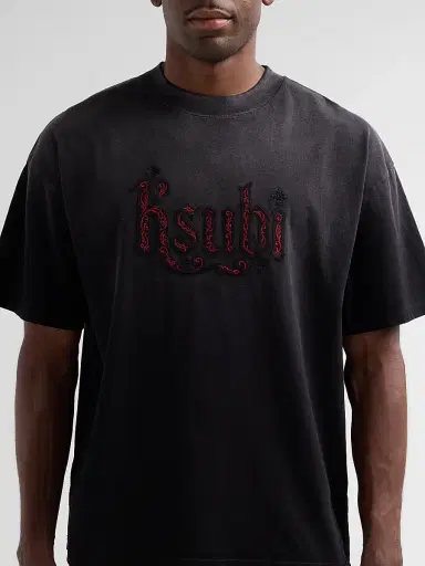 Ksubi Men's Paise Ekcess Cotton T-Shirt - Charcoal - Size XL | Thumbnail 5 Ksubi Men's Paise Ekcess Cotton T-Shirt - Charcoal - Size XL | Thumbnail 5