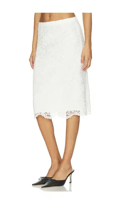 Frankies Bikinis X Paige Lorenze Honeymoon Lace Midi Skirt | Thumbnail 3 Frankies Bikinis X Paige Lorenze Honeymoon Lace Midi Skirt | Thumbnail 3