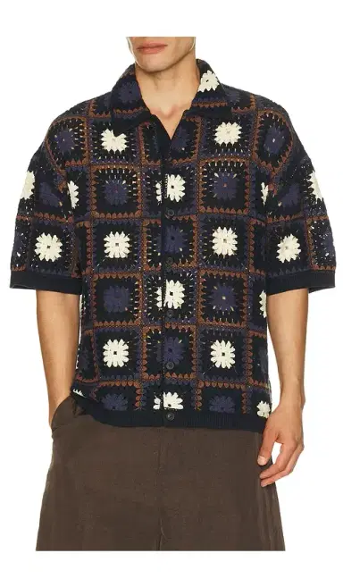 ALLSAINTS Mandon Knitted Shirt | Thumbnail 1 ALLSAINTS Mandon Knitted Shirt | Thumbnail 1