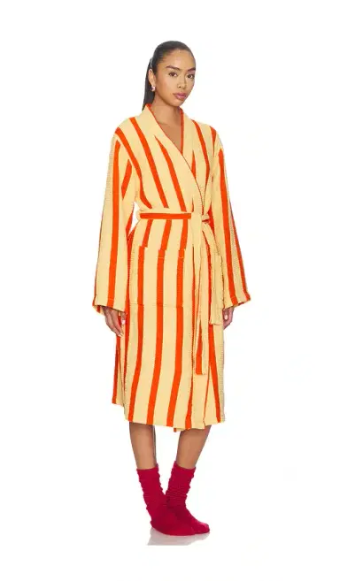 Dusen Dusen Waffle Bathrobe | Thumbnail 3 Dusen Dusen Waffle Bathrobe | Thumbnail 3