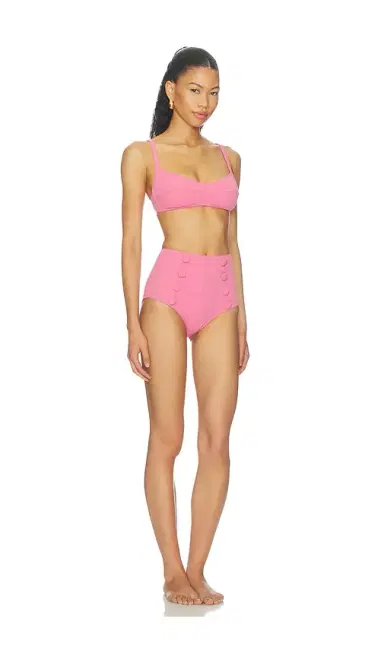 Lisa Marie Fernandez Balconette High-waist Bikini Set | Thumbnail 2 Lisa Marie Fernandez Balconette High-waist Bikini Set | Thumbnail 2