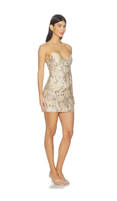SAU LEE Nico Brocade Dress | Thumbnail 2 SAU LEE Nico Brocade Dress | Thumbnail 2