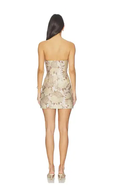 SAU LEE Nico Brocade Dress | Thumbnail 3 SAU LEE Nico Brocade Dress | Thumbnail 3