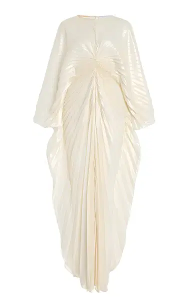 GEORGIA HARDINGE Fractal Pleated Chiffon Maxi Dress | Thumbnail 2 GEORGIA HARDINGE Fractal Pleated Chiffon Maxi Dress | Thumbnail 2
