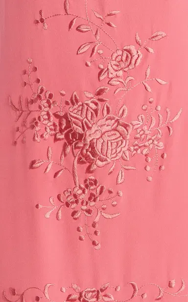Conner Ives Exclusive Piano Shawl Embroidered Silk Mini Shift Dress | Thumbnail 5 Conner Ives Exclusive Piano Shawl Embroidered Silk Mini Shift Dress | Thumbnail 5