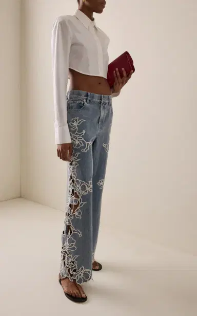 Simkhai Porter Rigid Mid-Rise Wide-Leg Jeans | Thumbnail 2 Simkhai Porter Rigid Mid-Rise Wide-Leg Jeans | Thumbnail 2