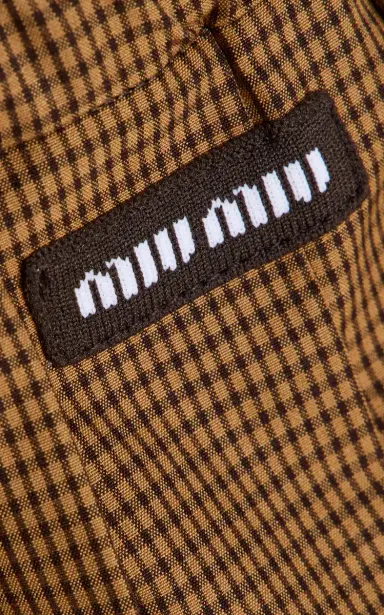 Miu Miu Vichy Checked Cotton Mini Skirt | Thumbnail 5 Miu Miu Vichy Checked Cotton Mini Skirt | Thumbnail 5
