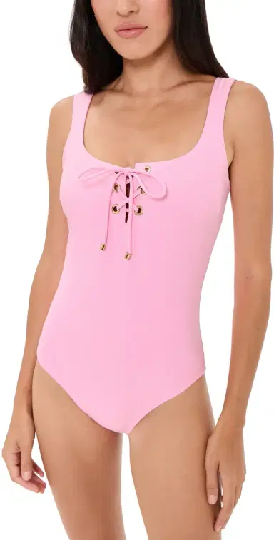 STYLEST DreamSculpt ace Up Tank One Piece Bon Bon | Thumbnail 1 STYLEST DreamSculpt ace Up Tank One Piece Bon Bon | Thumbnail 1