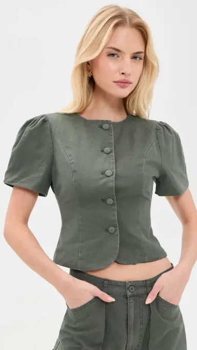 Lioness Femme Blouse Moss | Thumbnail 2 Lioness Femme Blouse Moss | Thumbnail 2