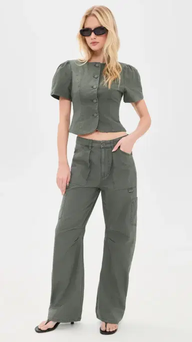 Lioness Femme Blouse Moss | Thumbnail 5 Lioness Femme Blouse Moss | Thumbnail 5