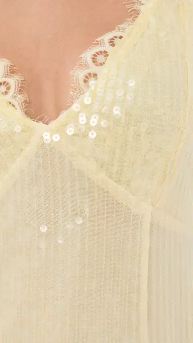 Monse Sequin Double Laced Dress | Thumbnail 6 Monse Sequin Double Laced Dress | Thumbnail 6