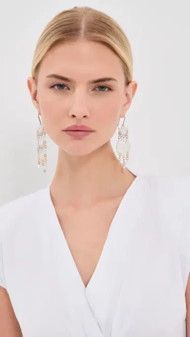 Isabel Marant Asymmetric Earrings Silver/Dore One Size | Thumbnail 3 Isabel Marant Asymmetric Earrings Silver/Dore One Size | Thumbnail 3